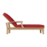 Anderson Teak - Brianna Sun Lounger with Arm - Image 5