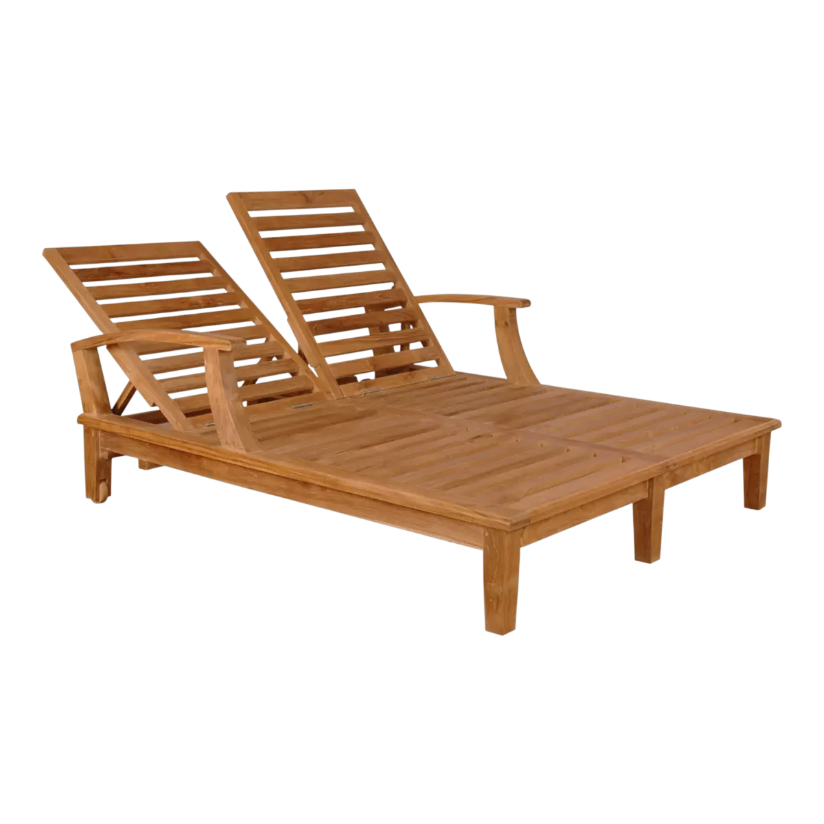 Anderson Teak - Brianna Double Sun Lounger with Arm - Image 2
