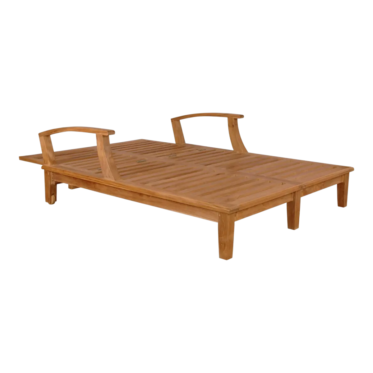 Anderson Teak - Brianna Double Sun Lounger with Arm - Image 3