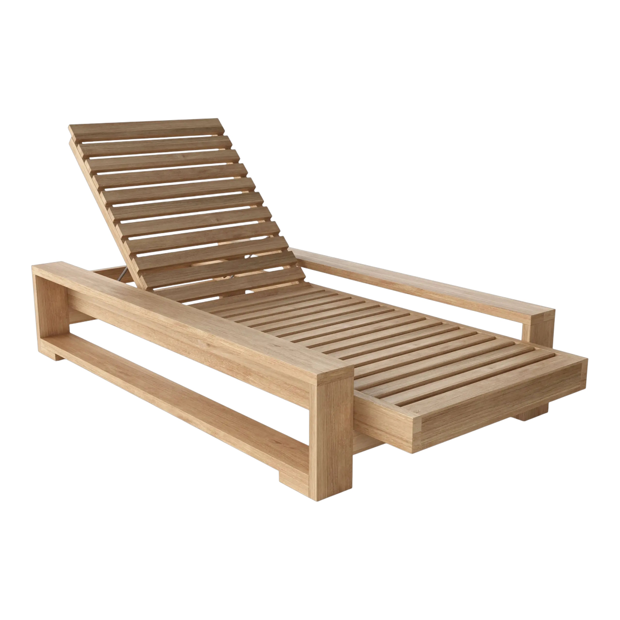 SL-808.01 Anderson Teak - Capistrano Sun Lounger - Image 1