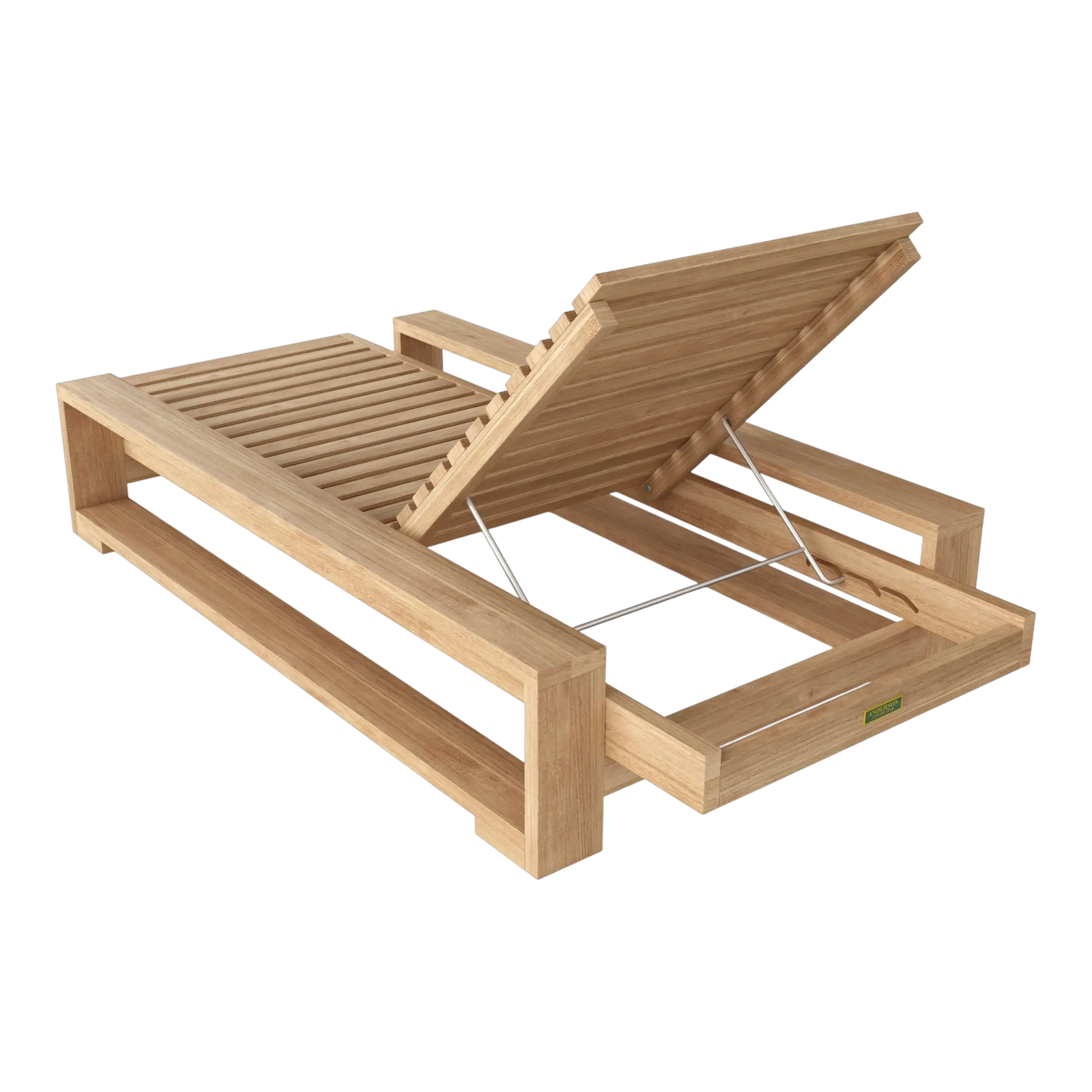 SL-808.02 Anderson Teak - Capistrano Sun Lounger - Image 2