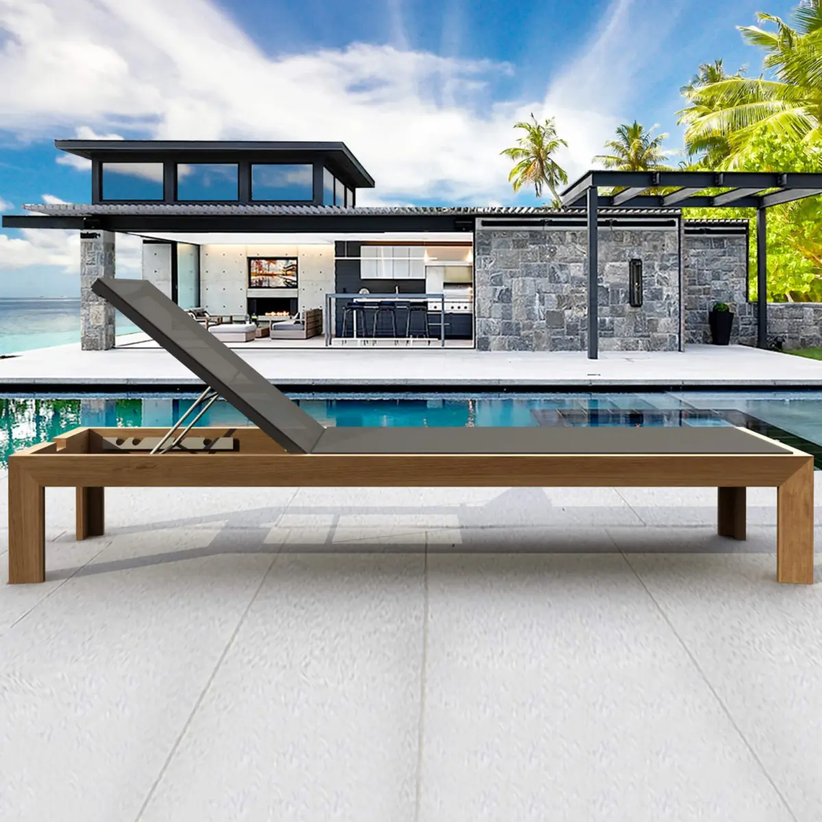 Anderson Teak - Smyrna Sun Lounger - Image 5