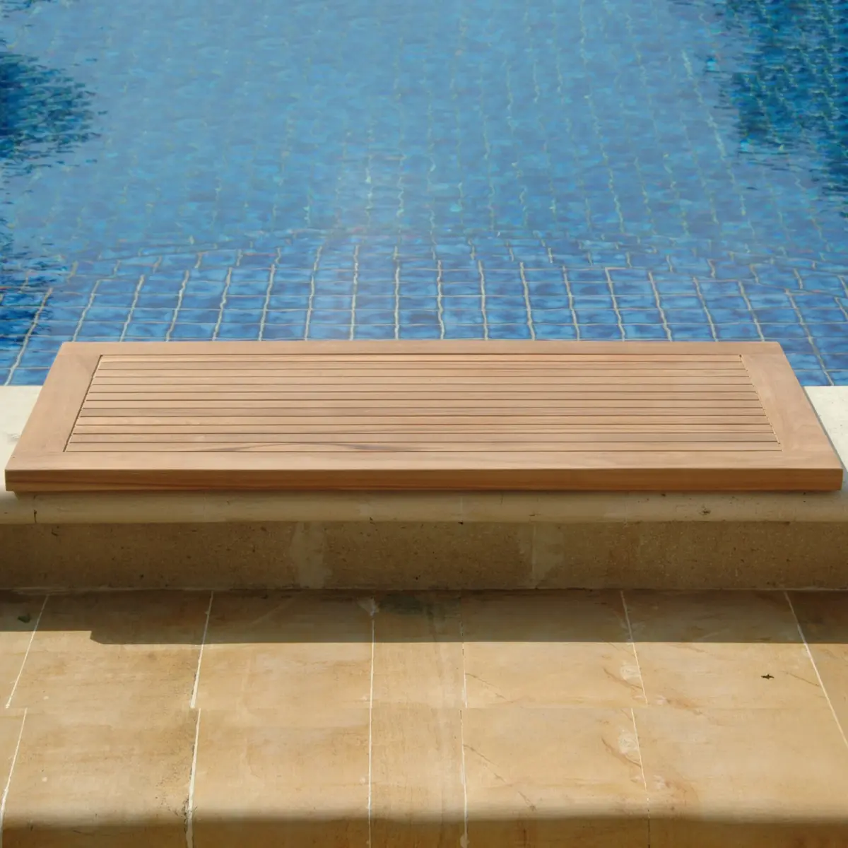Anderson Teak - Rectangular Shower Mat - Image 1