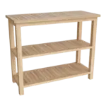 Anderson Teak - Towel Console w/ 2 Shelves Table