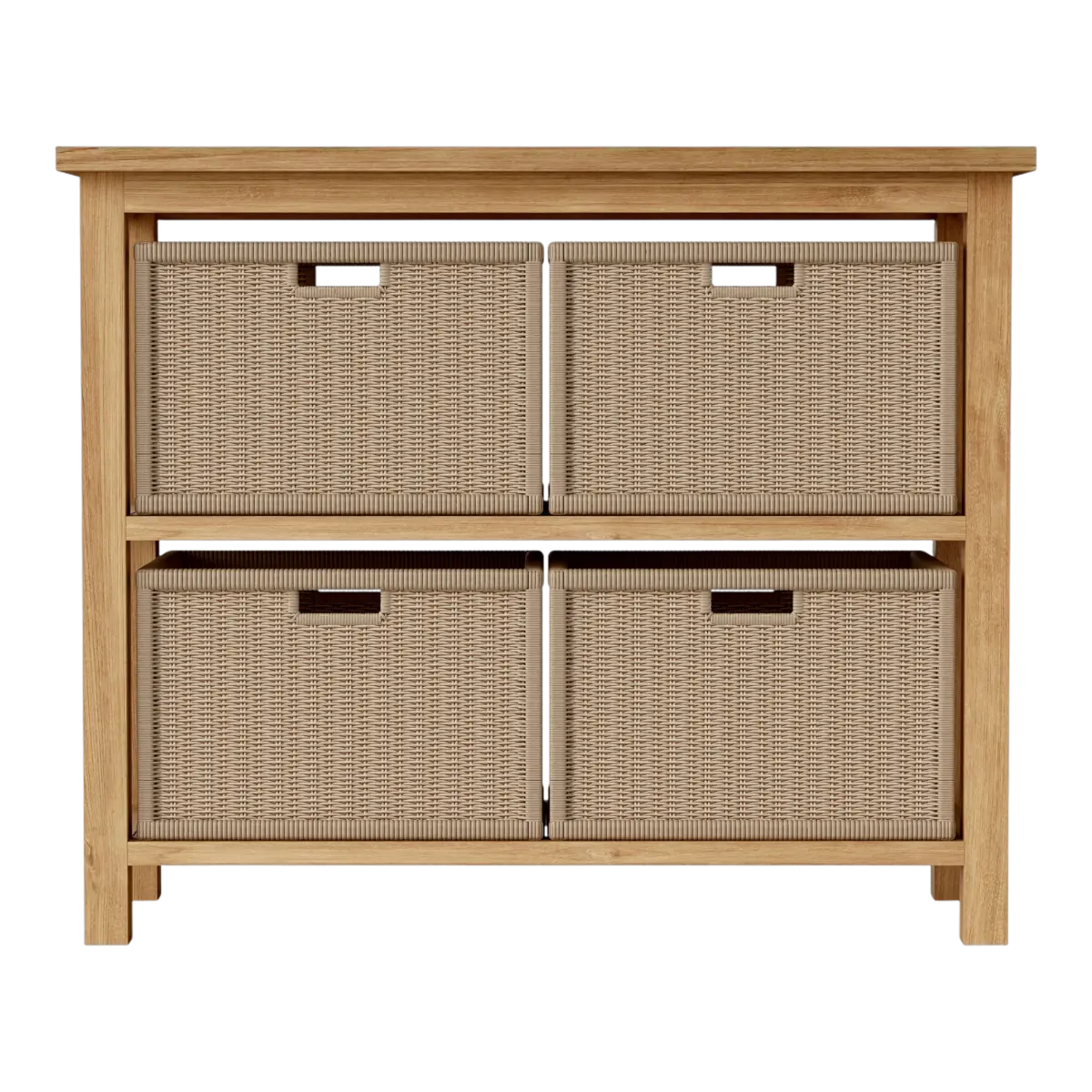 Anderson Teak - Wicker Basket for Towel Console TB-4720 (1 pair) - Image 3