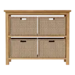 Anderson Teak - Wicker Basket for Towel Console TB-4720 (1 pair) - Image 3