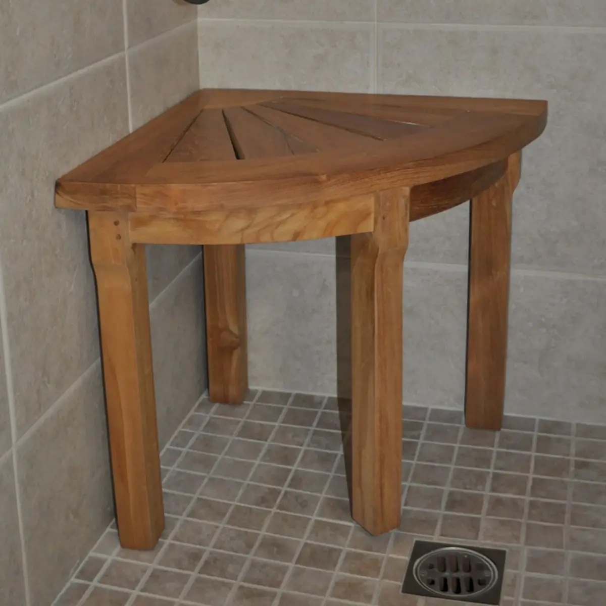 Anderson Teak - Shower Stool Corner - Image 3