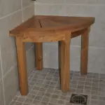 Anderson Teak - Shower Stool Corner - Image 3