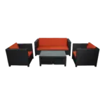 Anderson Teak - Coto de Casa 4-Pieces Deep Seating Set
