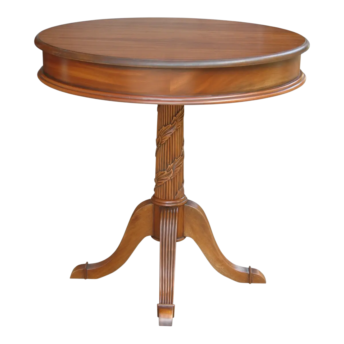 Anderson Teak - Victorian Pedestal Side Table - Image 1