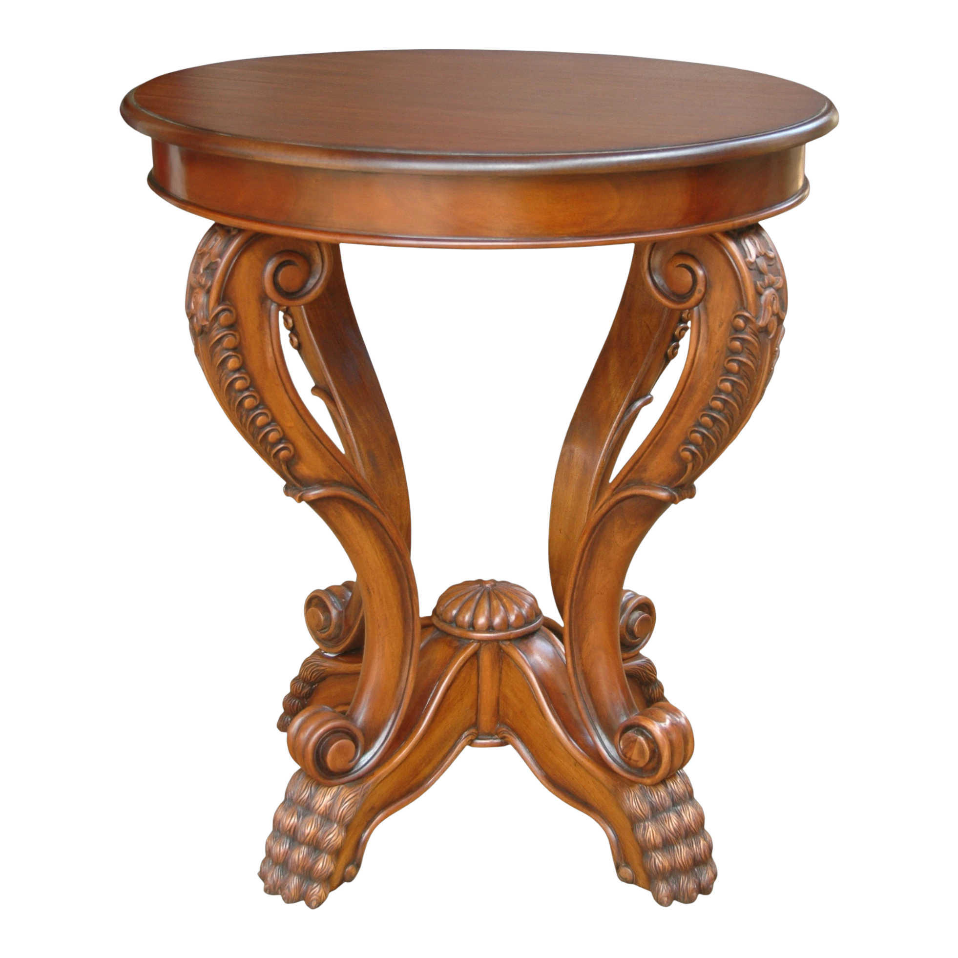 ST-189 Anderson Teak - Victorian Claw Feet Side Table - Image 1