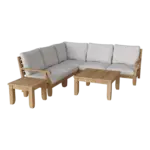 Anderson Teak - Riviera Luxe 7-Pieces Modular Set with Square Tables
