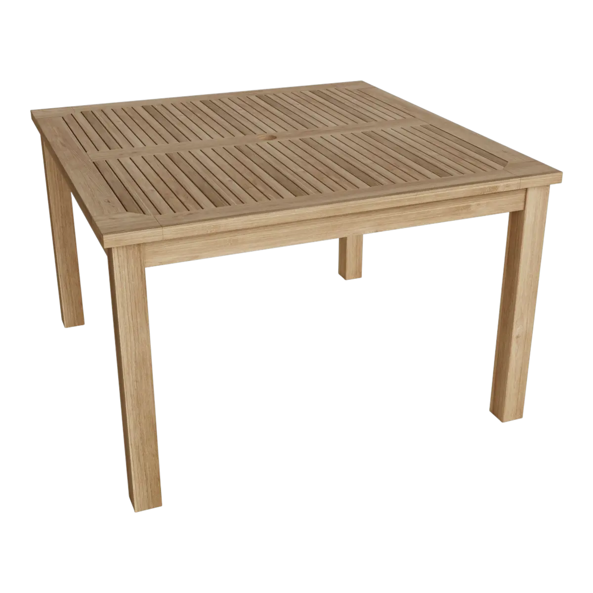 Anderson Teak - 47" Windsor Square Small Slat Dining Table - Image 1