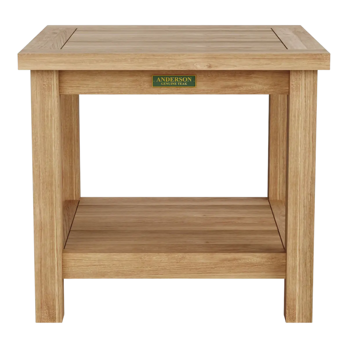 Anderson Teak - 22" Square 2-Tier Side Table - Image 2