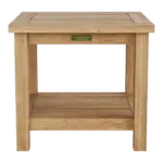 Anderson Teak - 22" Square 2-Tier Side Table - Image 2