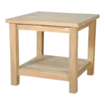Anderson Teak - 22" Square 2-Tier Side Table - Image 4