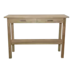 Anderson Teak - Atlanta Rectangular Serving Table w/ 2 Drawers and 1 Shelf - Image 2