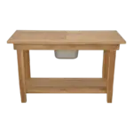 Anderson Teak - Nautilus Console Table w/ SS Container - Image 3