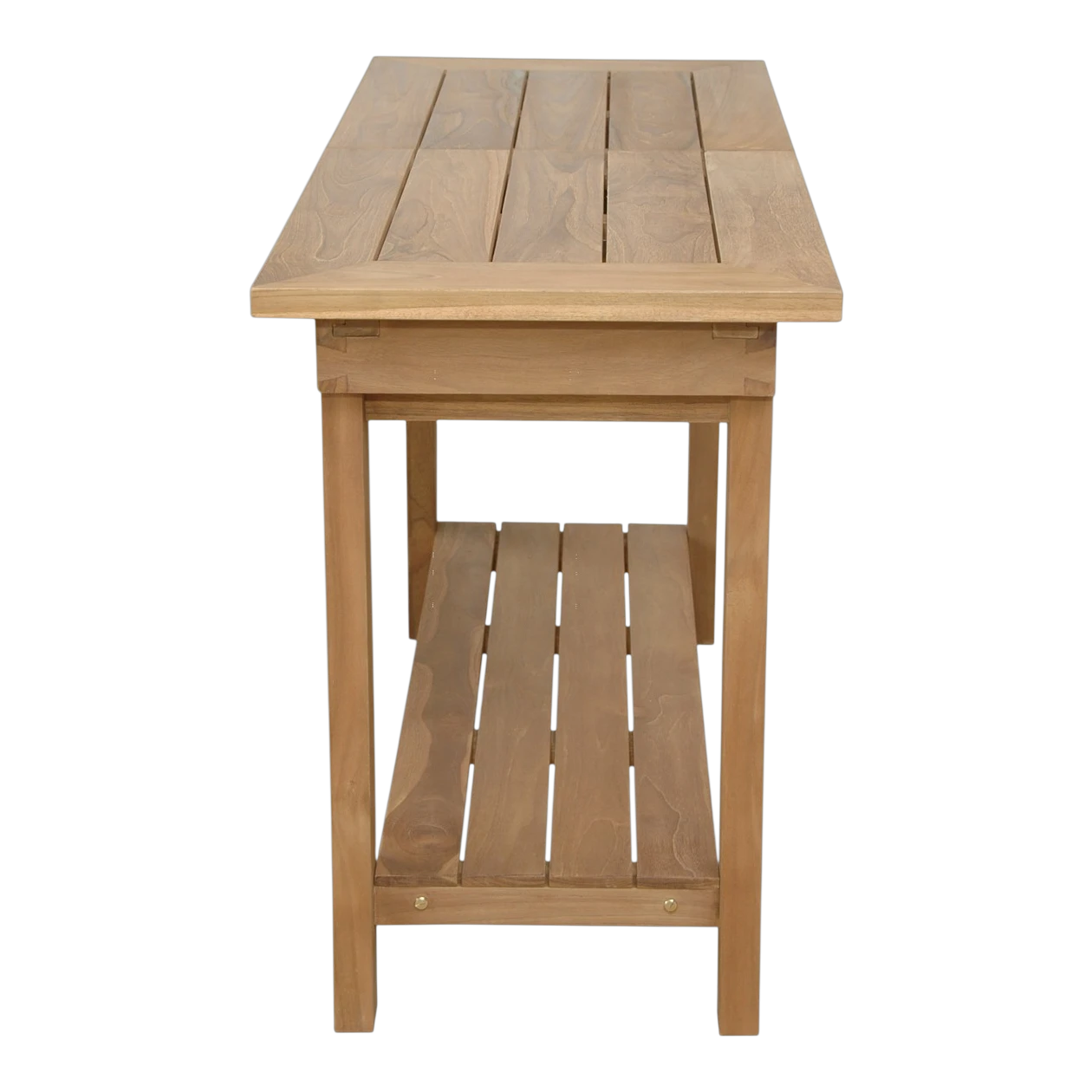 TB-4821.4 Anderson Teak - Nautilus Console Table w/ SS Container - Image 4