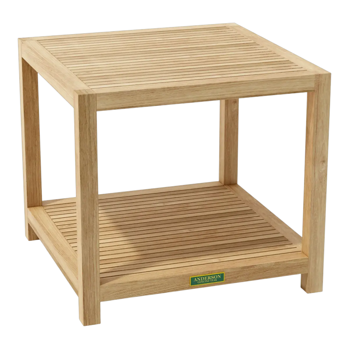 Anderson Teak - Glenmore 22" Side Table w/ 1-Tier - Image 1