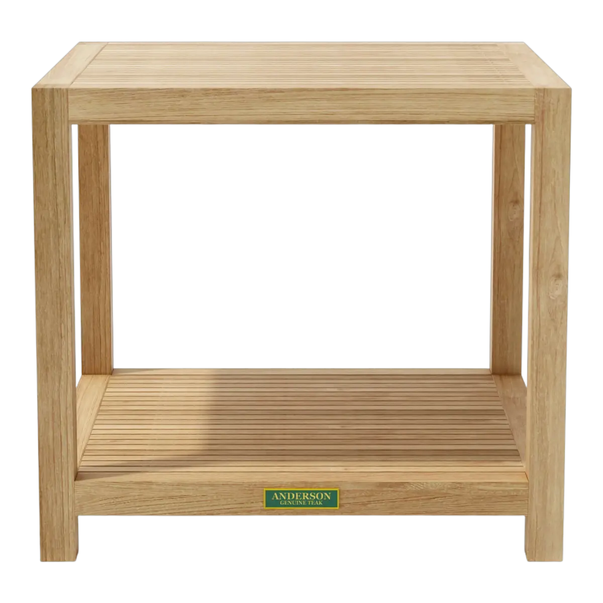 Anderson Teak - Glenmore 22" Side Table w/ 1-Tier - Image 2