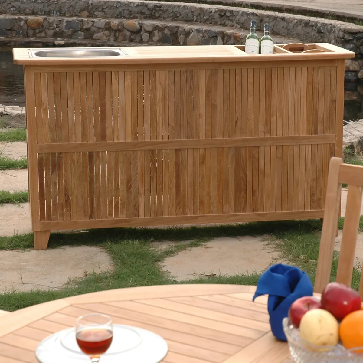 Anderson Teak - Safari Bar Table - Image 3