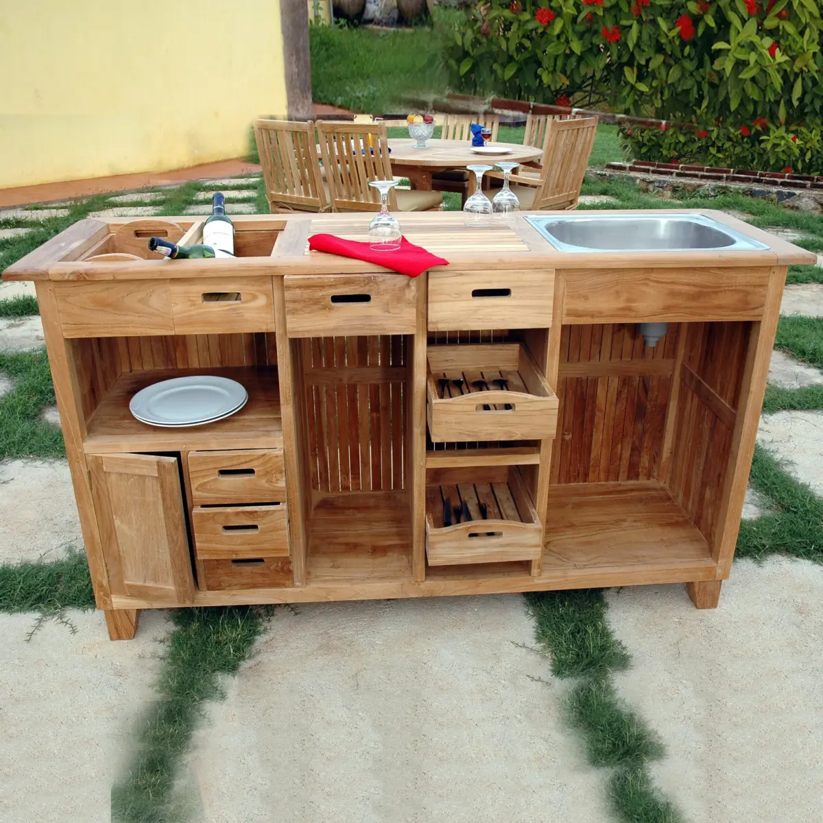 Anderson Teak - Safari Bar Table - Image 4