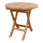 Anderson Teak - Bahama 20" Mini Side Round Folding Table - Image 2