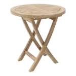 Anderson Teak - Bahama 27" Round Bistro Folding Table - Image 2