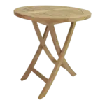 Anderson Teak - Bahama 27" Round Bistro Folding Table - Image 4