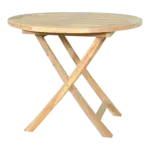 Anderson Teak - Bahama 35" Round Bistro Folding Table - Image 2