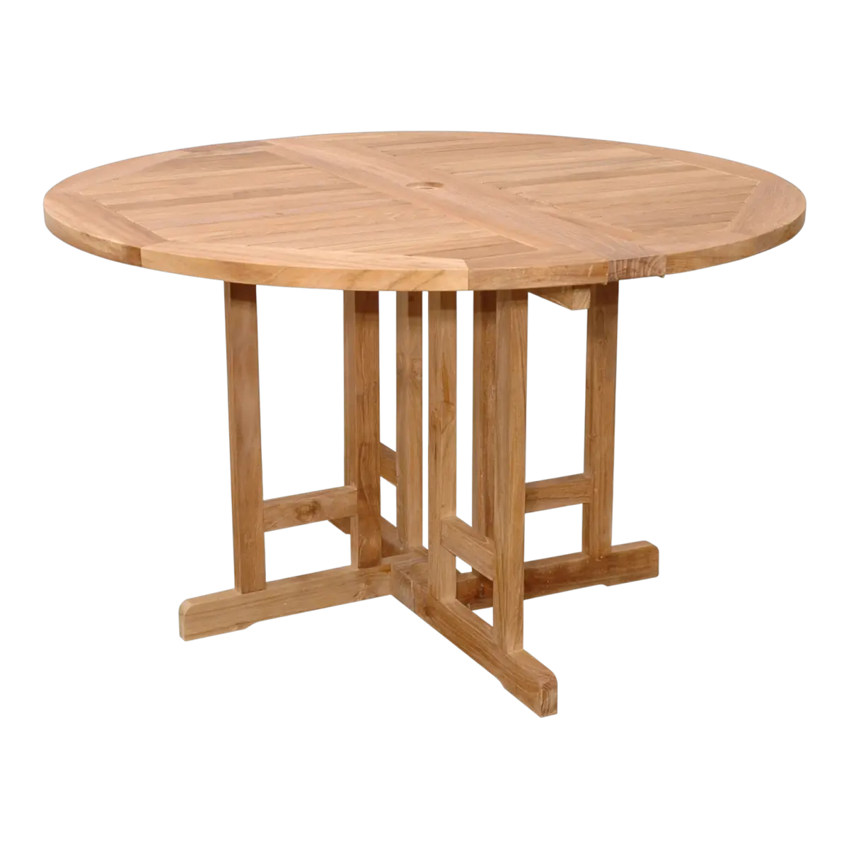 Anderson Teak - Butterfly 47" Round Folding Table - Image 1