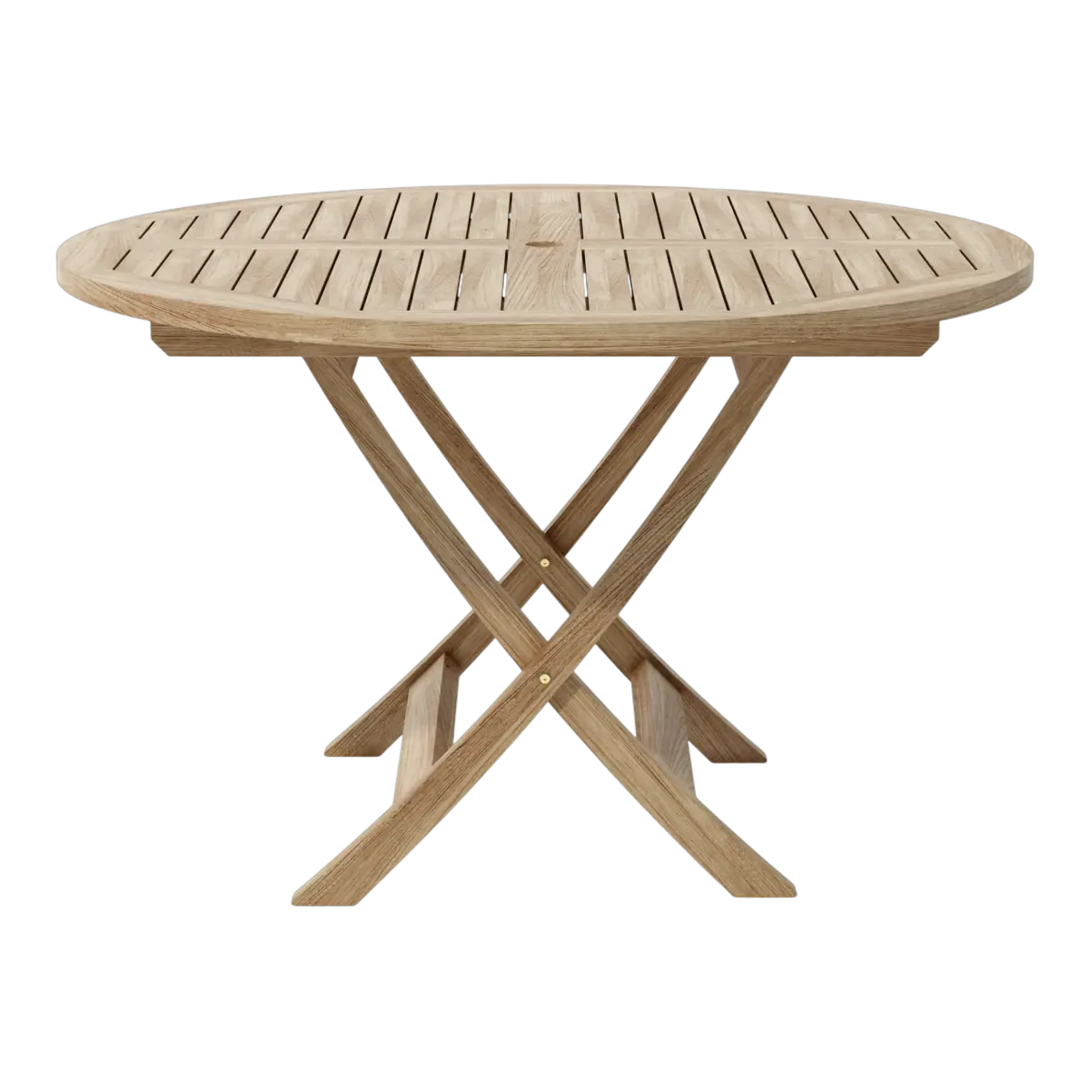 Anderson Teak - Bahama 47" Round Folding Table - Image 2