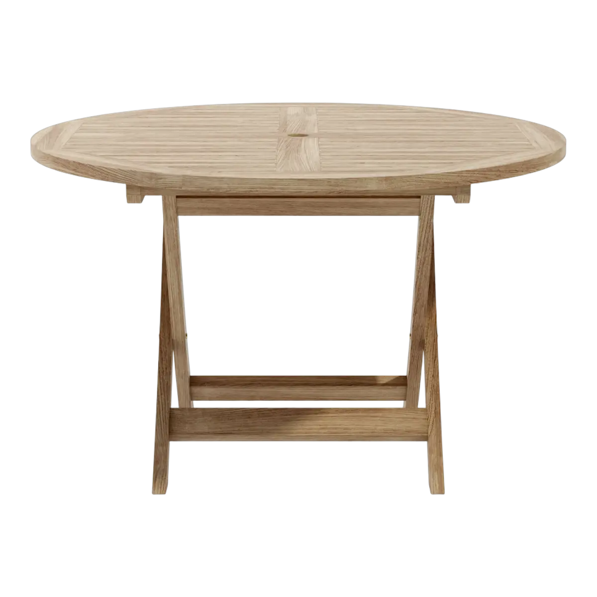 Anderson Teak - Bahama 47" Round Folding Table - Image 3