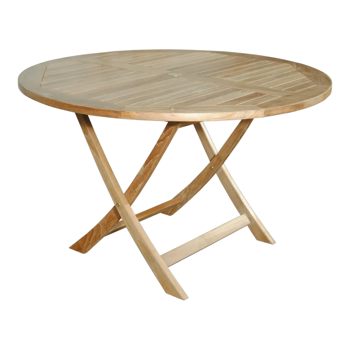 Anderson Teak - Bahama 47" Round Folding Table - Image 4