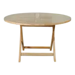 Anderson Teak - Bahama 47" Round Folding Table - Image 5
