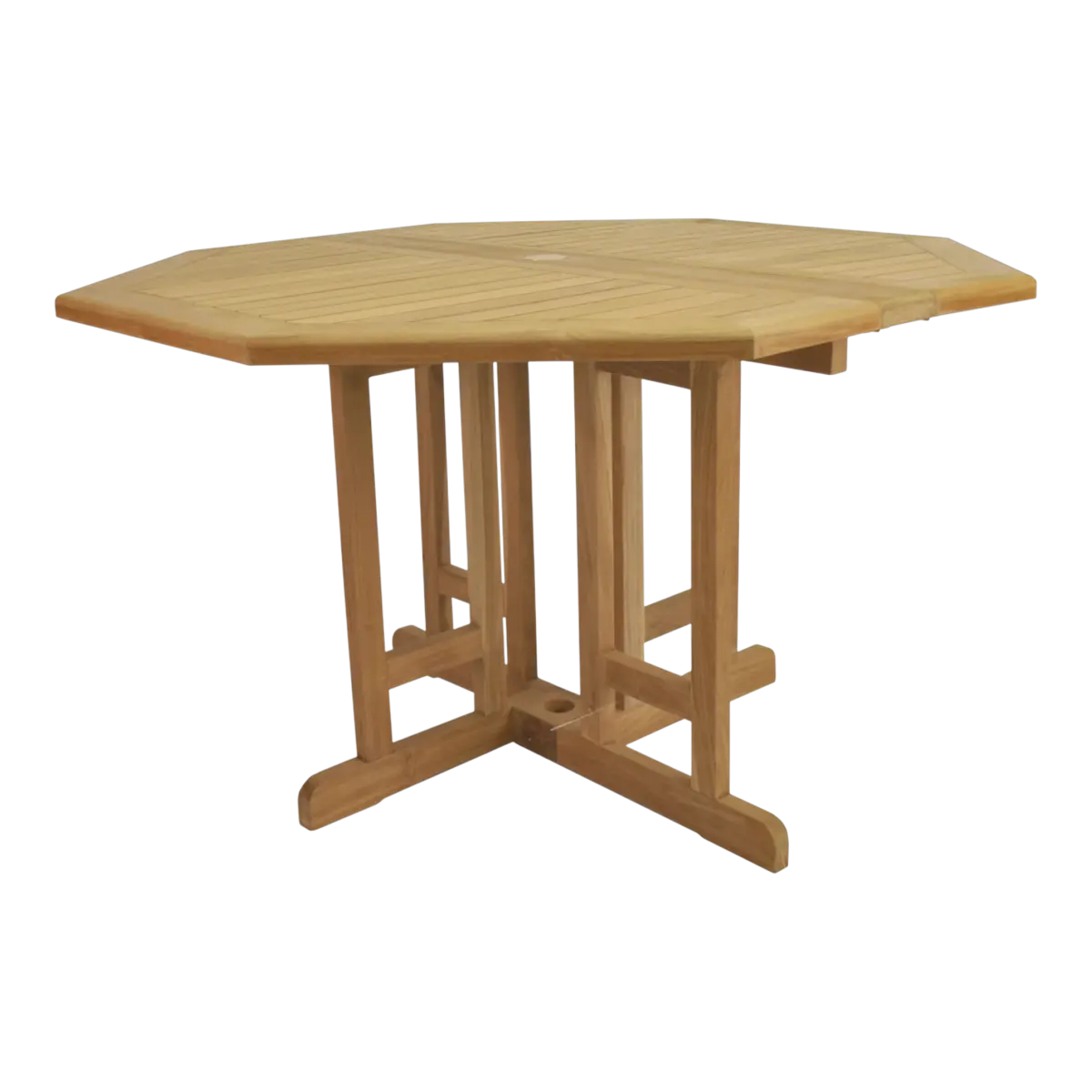 Anderson Teak - Butterfly 47" Octagonal FoldingTable - Image 1