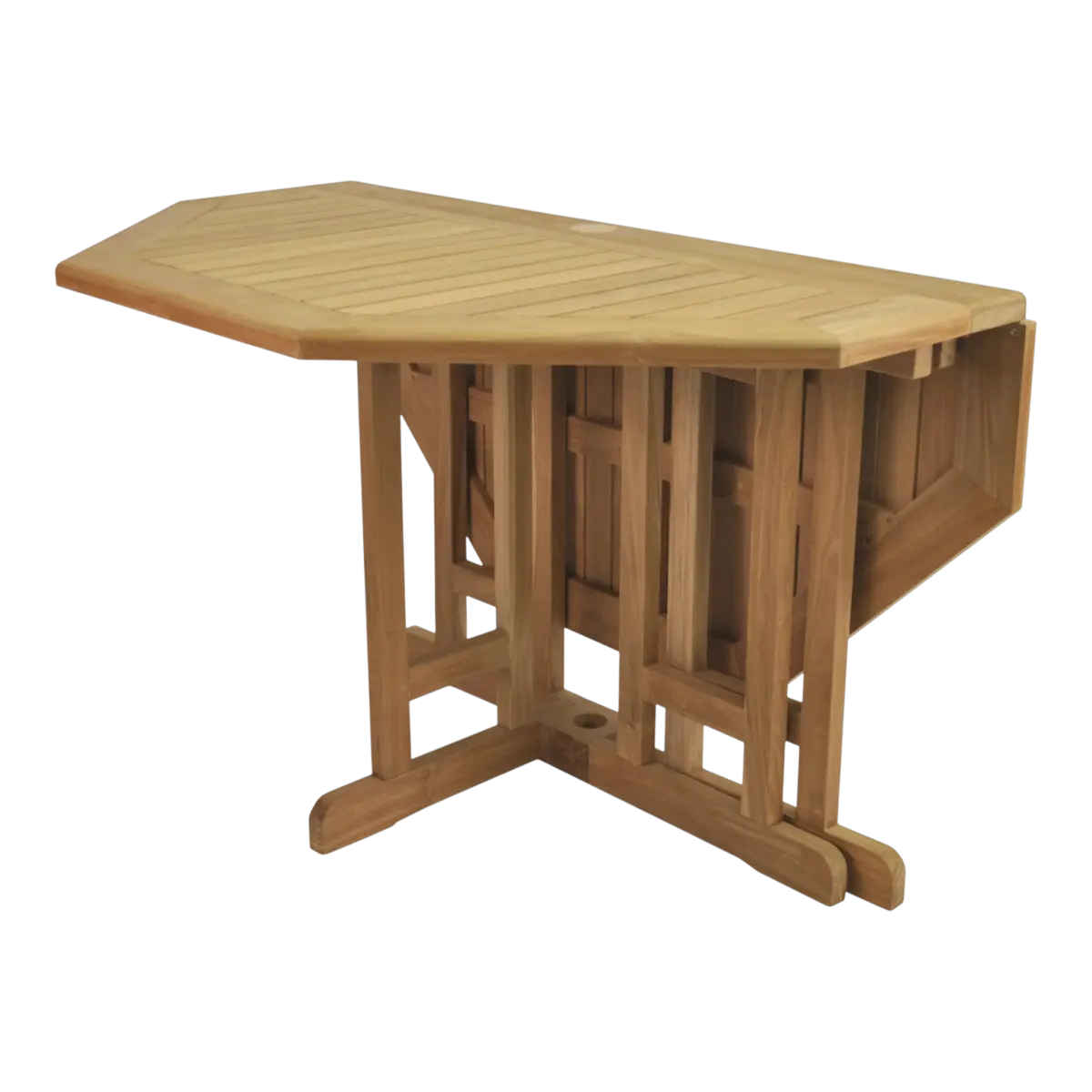 Anderson Teak - Butterfly 47" Octagonal FoldingTable - Image 4