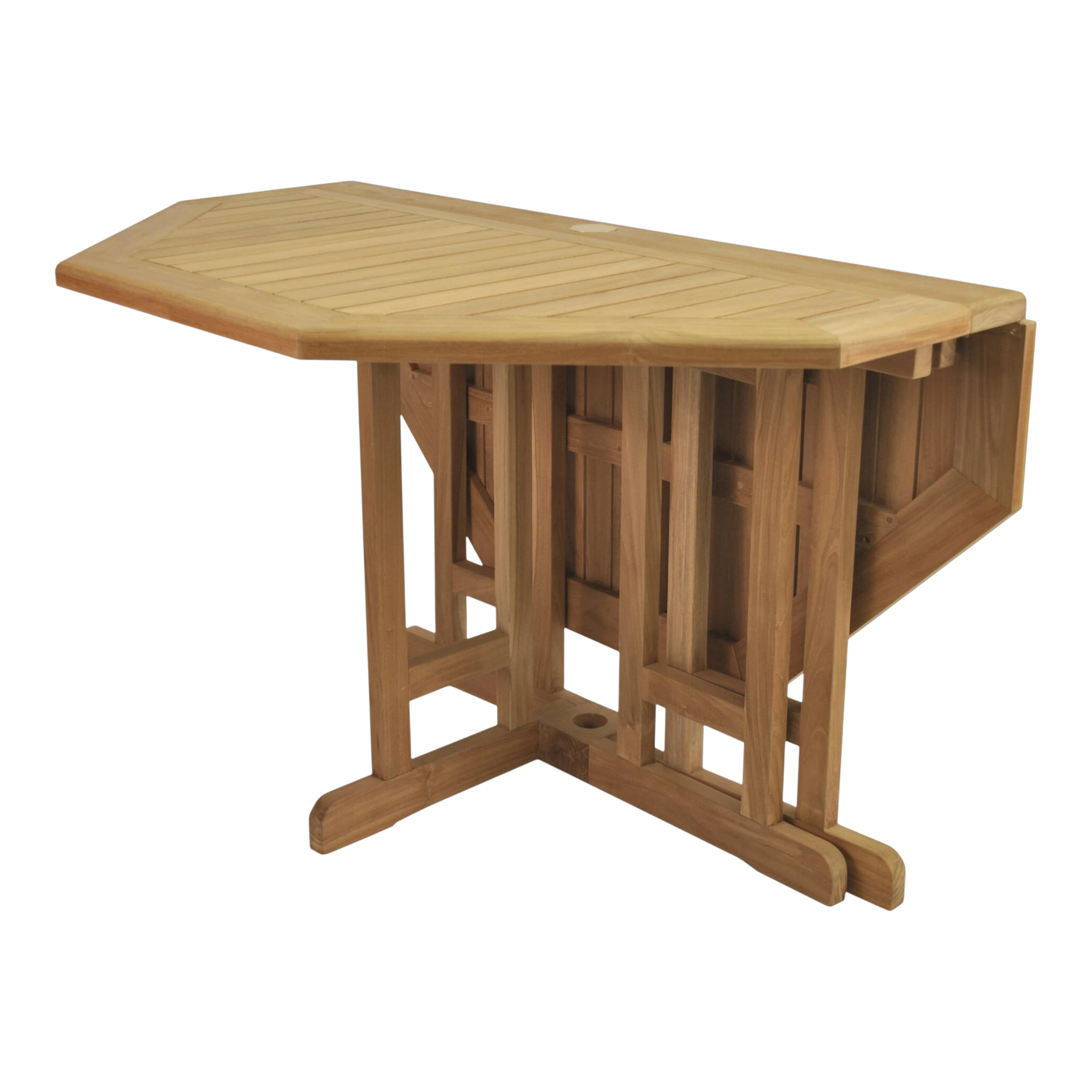 TBF-120BO.3 Anderson Teak - Butterfly 47" Octagonal FoldingTable - Image 4