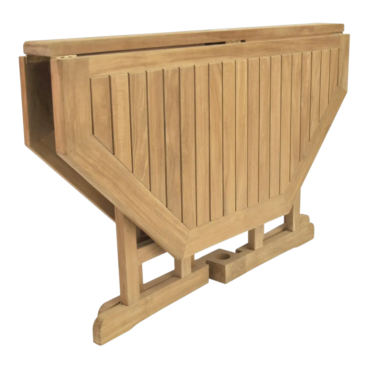 Anderson Teak - Butterfly 47" Octagonal FoldingTable - Image 5