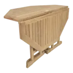 Anderson Teak - Butterfly 47" Octagonal FoldingTable - Image 3
