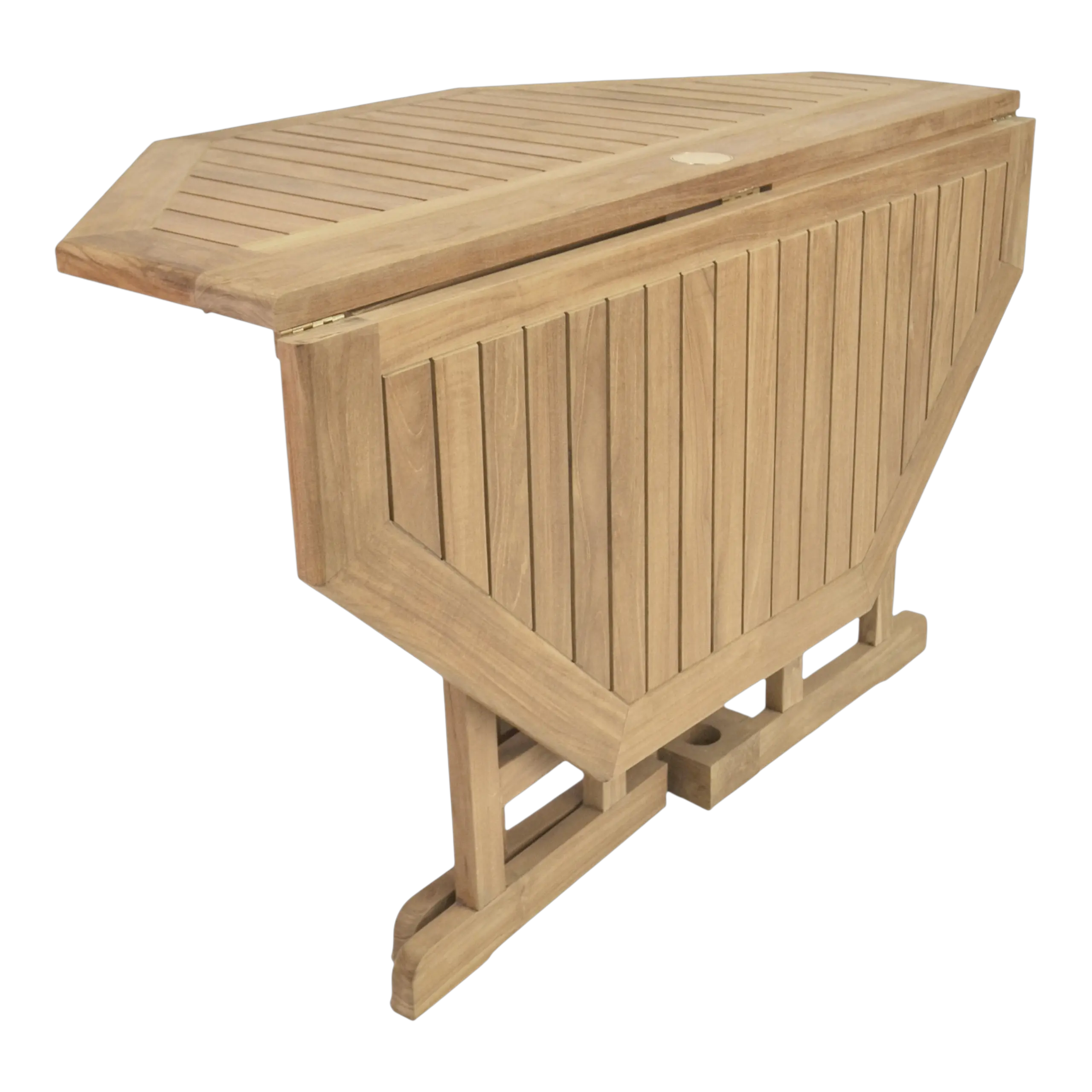 TBF-120BO.SQ1_ Anderson Teak - Butterfly 47" Octagonal FoldingTable - Image 3