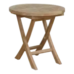 Anderson Teak - Montage 20" Round Folding Table - Image 2
