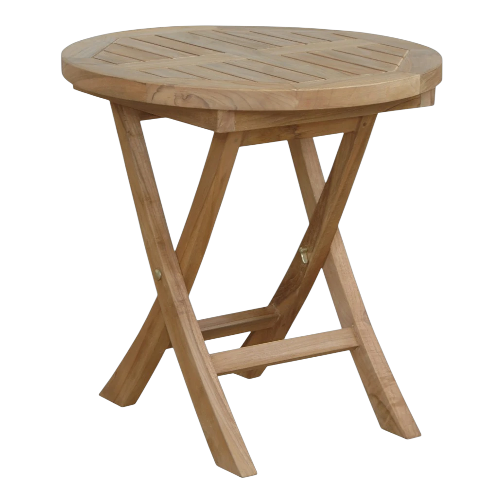 TBF-5080R.1 Anderson Teak - Montage 20" Round Folding Table - Image 2