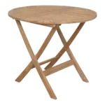 Anderson Teak - Chester 32" Round Folding Picnic Table - Image 2