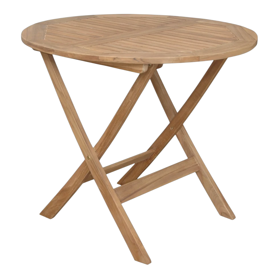 TBF-8128R.1 Anderson Teak - Chester 32" Round Folding Picnic Table - Image 2