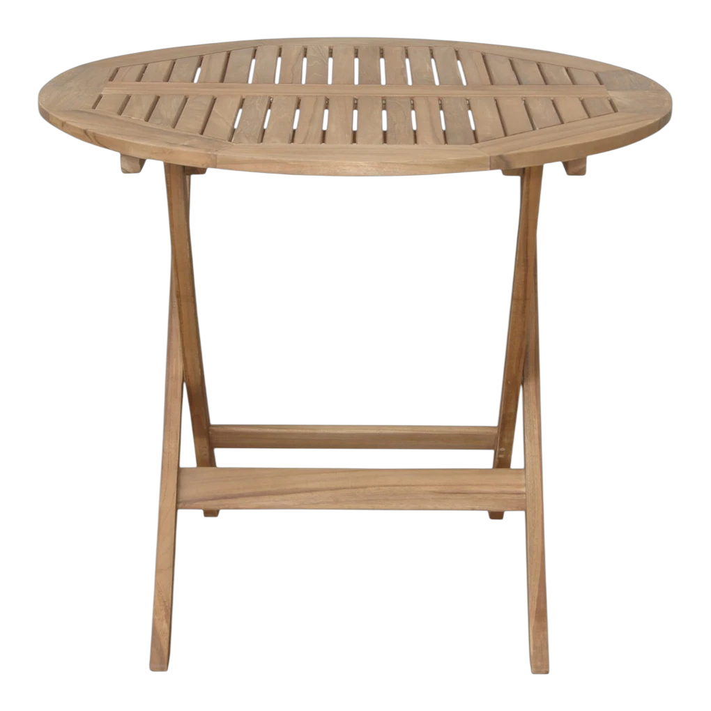 TBF-8128R.2 Anderson Teak - Chester 32" Round Folding Picnic Table - Image 1
