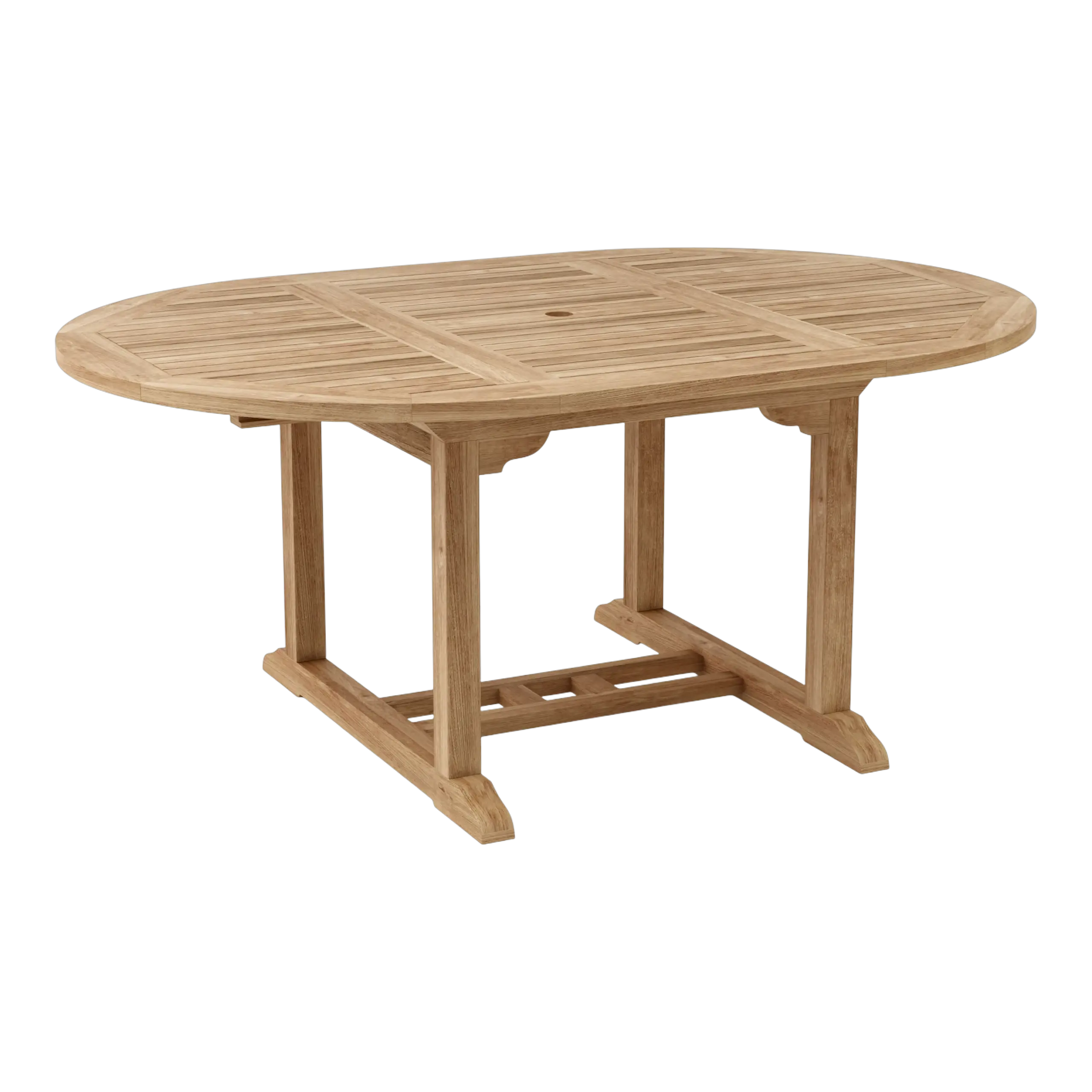 TBX-071VT-Bahama-71-Oval-Extension-Table_rev01_cam01 Anderson Teak - Bahama 71" Oval Extension Table Extra Thick Wood - Image 1