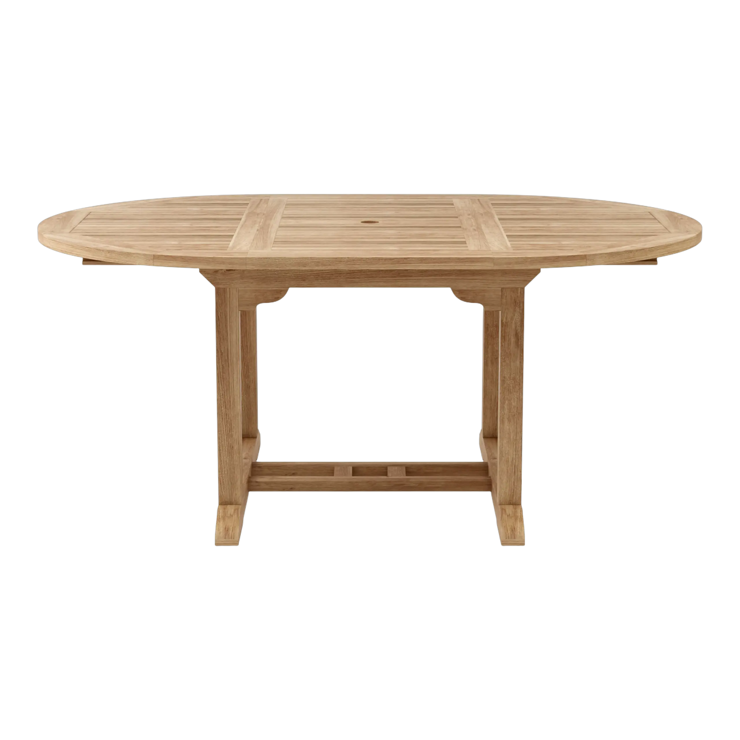 TBX-071VT-Bahama-71-Oval-Extension-Table_rev01_cam02 Anderson Teak - Bahama 71" Oval Extension Table Extra Thick Wood - Image 4