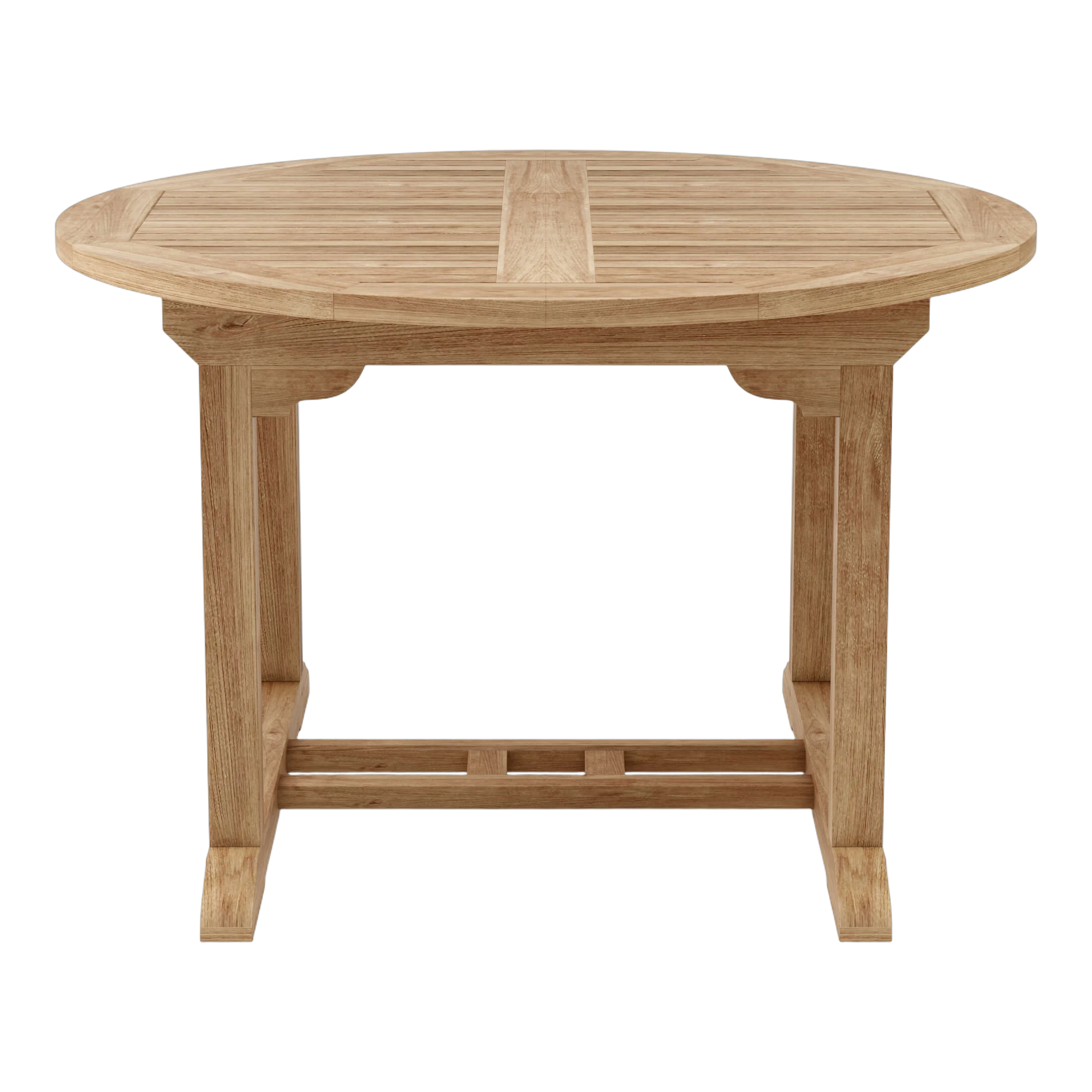 TBX-071VT-Bahama-71-Oval-Extension-Table_rev01_cam04 Anderson Teak - Bahama 71" Oval Extension Table Extra Thick Wood - Image 3